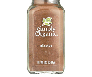 Simply Organic Allspice - Case Of 6 - 3.07 Oz.