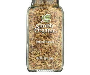 Simply Organic Fennel Seed - Case Of 6 - 1.9 Oz.