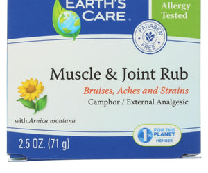 Earths Care Muscle And Joint Rub - 2.5 Oz - RubertOrganics