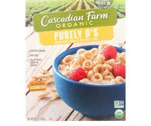 Cascadian Farm Cereal - Organic - Purely Os - 8.6 Oz - Case Of 12 - RubertOrganics