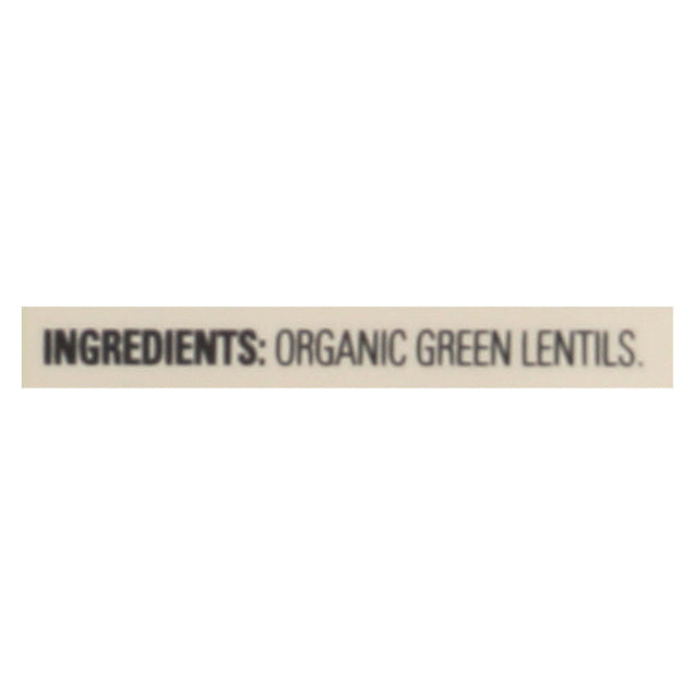 Arrowhead Mills - Organic Green Lentils - Case Of 6 - 16 Oz. - RubertOrganics
