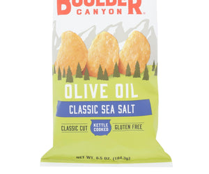 Boulder Canyon - Kettle Chips - Olive Oil - Case Of 12 - 6.5 Oz. - RubertOrganics