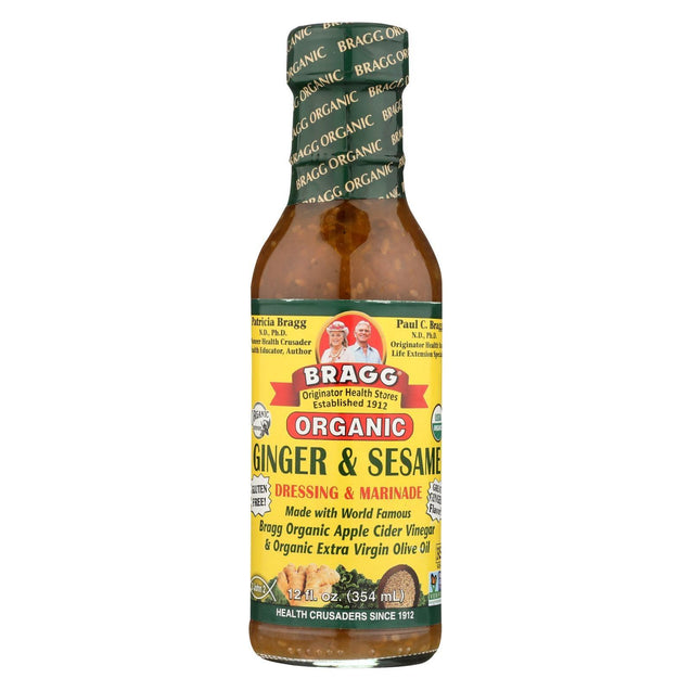 Bragg Dressing And Marinade - Ginger And Sesame - 12 Oz - Case Of 6 - RubertOrganics