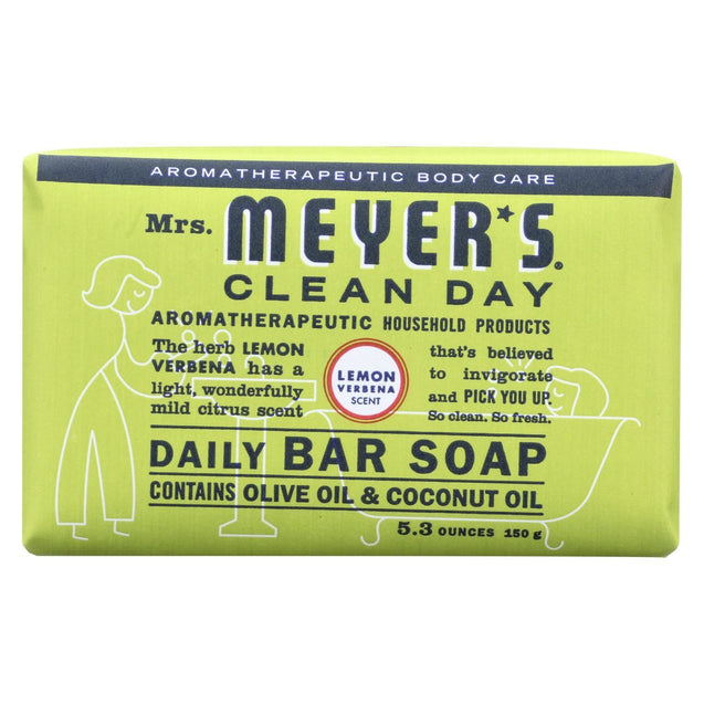 Mrs. Meyer's Clean Day - Bar Soap - Lemon Verbena - 5.3 Oz - RubertOrganics
