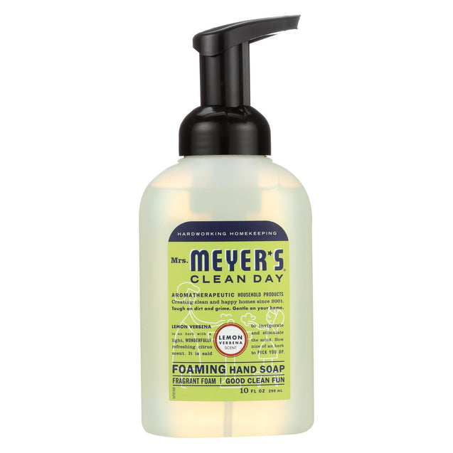 Mrs. Meyer's Clean Day - Foaming Hand Soap - Lemon Verbena - Case Of 6 - 10 Fl Oz - RubertOrganics