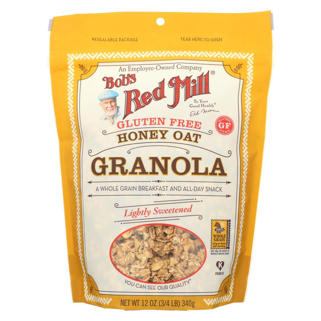 Bob's Red Mill - Gluten Free Honey Oat Granola - 12 Oz - Case Of 4 - RubertOrganics