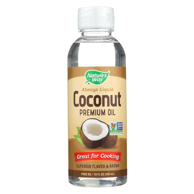 Nature's Way Liquid Coconut Oil - 10 Oz - RubertOrganics