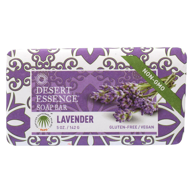 Desert Essence Bar Soap - Lavender - 5 Oz - RubertOrganics