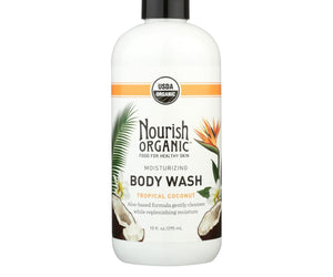 Nourish Body Wash - Organic - Tropical Coconut - 10 Fl Oz - RubertOrganics