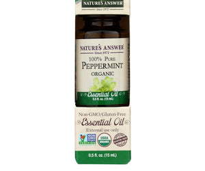 Nature's Answer - Organic Essential Oil - Peppermint - 0.5 Oz. - RubertOrganics