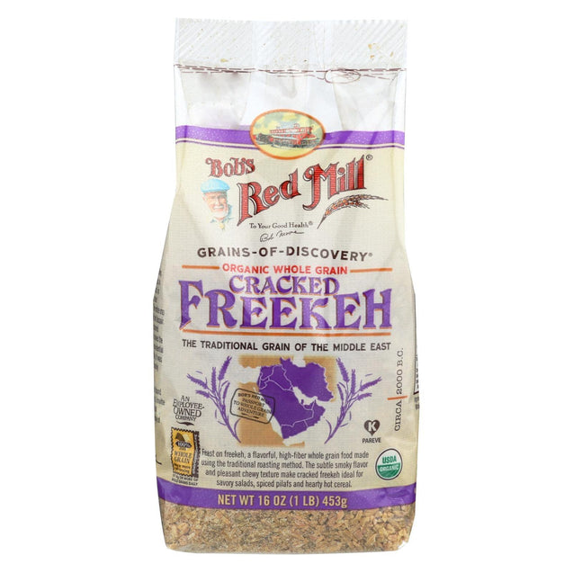 Bob's Red Mill - Organic Cracked Freekeh - 16 Oz - Case Of 4 - RubertOrganics