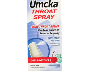 Natures Way Throat Spray - Umcka - Cherry - 1.9 Oz - 1 Each - RubertOrganics