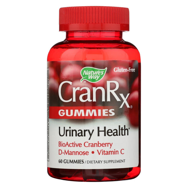 Natures Way Cran Rx - Urinary Health - 60 Gummies - RubertOrganics