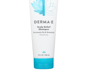 Derma E Shampoo - Scalp Relief - 8 Oz - RubertOrganics