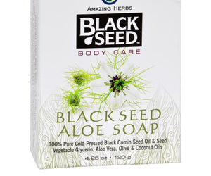 Black Seed Bar Soap - Aloe - 4.25 Oz - RubertOrganics
