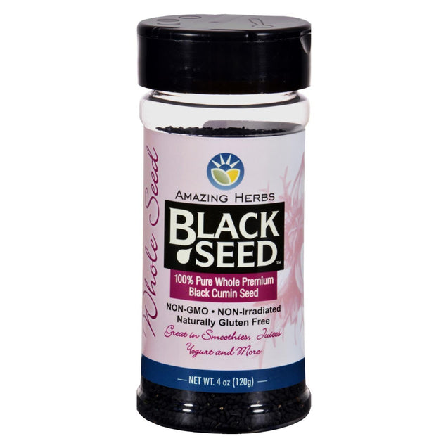 Black Seed Black Cumin Seed - Whole - 4 Oz - RubertOrganics