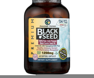 Black Seed Oil - 1250 Mg - 60 Softgel Capsules - RubertOrganics