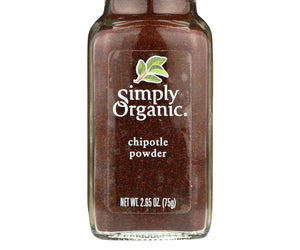 Simply Organic Chipotle Pepper Powder - Case Of 6 - 2.65 Oz.