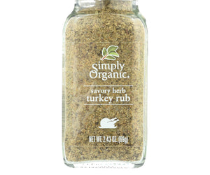 Simply Organic Turkey Rub -  - 2.43 Oz.