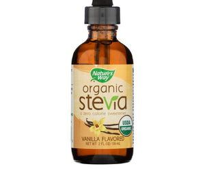 Natures Way Stevia - Organic - Vanilla - Drops - 2 Oz - RubertOrganics