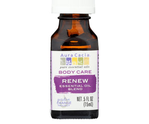 Aura Cacia - Essential Oil Blend - Body - Renew - .5 Oz - RubertOrganics