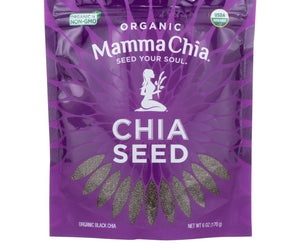 Mamma Chia Organic Black Seeds - Case Of 8 - 6 Oz. - RubertOrganics