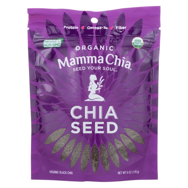 Mamma Chia Organic Black Seeds - Case Of 8 - 6 Oz. - RubertOrganics