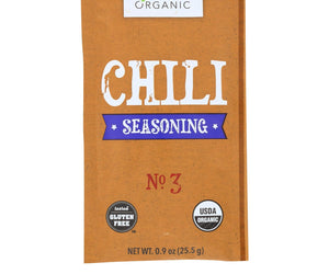 Riega Foods Organic Chili Seasoning  - Case Of 8 - 0.9 Oz.