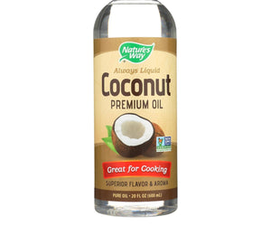 Nature's Way Coconut Premium Oil - Liquid - 20 Fl Oz. - RubertOrganics