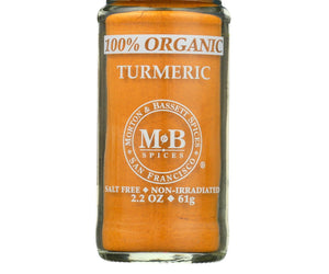Morton And Bassett Organic Turmeric - Turmeric - Case Of 3 - 2.2 Oz. - RubertOrganics