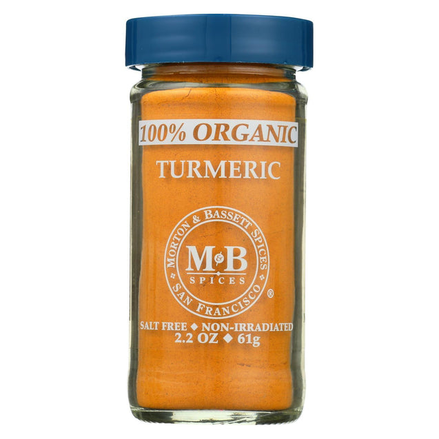 Morton And Bassett Organic Turmeric - Turmeric - Case Of 3 - 2.2 Oz. - RubertOrganics