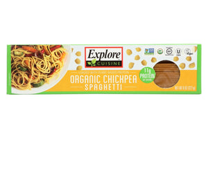 Explore Cuisine Organic Chickpea Spaghetti - Spaghetti - Case Of 12 - 8 Oz. - RubertOrganics
