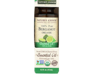 Nature's Answer - Organic Essential Oil - Bergamot - 0.5 Oz. - RubertOrganics