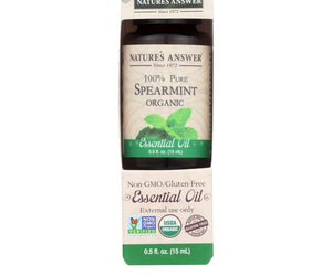 Nature's Answer - Organic Essential Oil - Spearmint - 0.5 Oz. - RubertOrganics