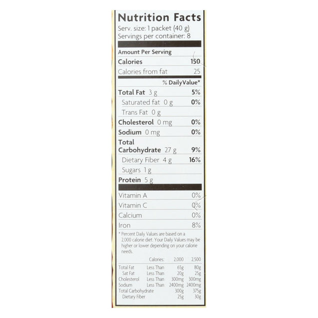 Nature's Path Oats - Organic - Steel Cut - Quick - Case Of 6 - 8-1.4 Oz - RubertOrganics