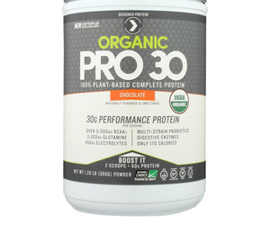 Designer Protein Pro 30 Protein Powder - Chocolate - 1.29 Lb. - RubertOrganics