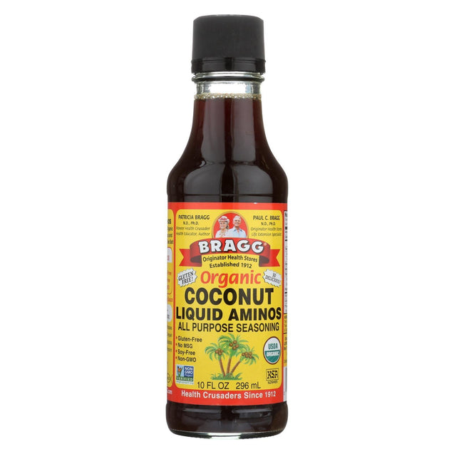 Bragg Liquid Aminos - Organic - Coconut - Case Of 12 - 10 Fl Oz - RubertOrganics