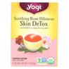 Yogi Tea - Organic - Soothing Rose Hibiscus Skin Detox - Case Of 6 - 16 Bag