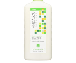 Andalou Naturals Silky Smooth Shampoo - Exotic Marula Oil - 11.5 Fl Oz - RubertOrganics