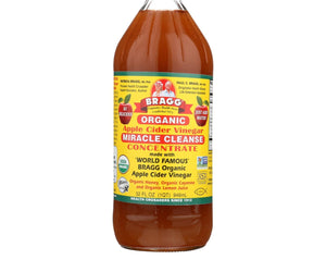 Bragg Organic Apple Cider Vinegar - Miracle Cleanser Concentrate - Case Of 12 - 32 Fl Oz - RubertOrganics