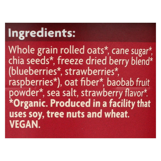 Nature's Path Organic Hot Oatmeal -summer Berries Boost - Case Of 12 - 1.94 Oz - RubertOrganics