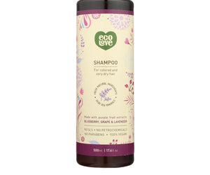 Ecolove Shampoo - Purple Fruit Shampoo For Colored And Very Dry Hair  - Case Of 1 - 17.6 Fl Oz. - RubertOrganics