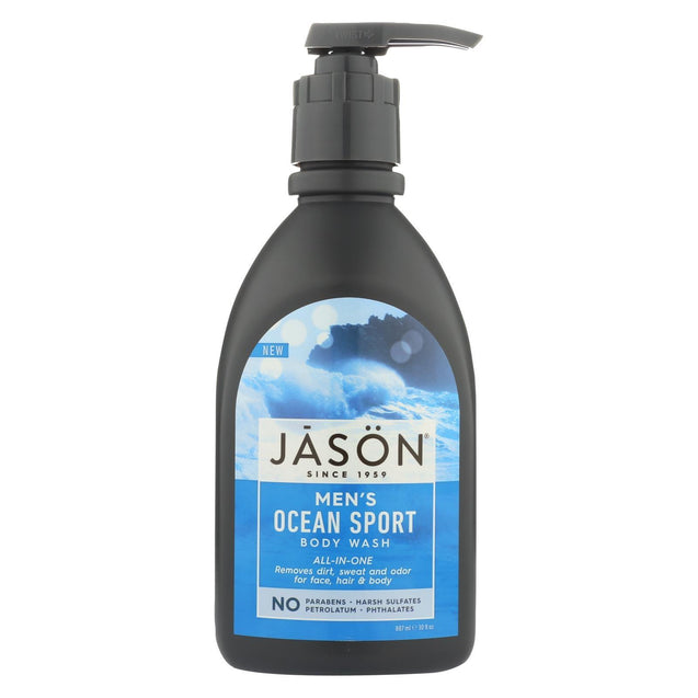 Jason Natural Products Body Wash - All N One - Sport - 30 Fl Oz - RubertOrganics