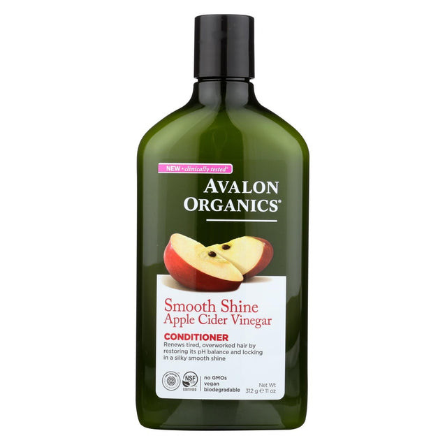 Avalon Conditioner - Smoothing - Apple Cider Vinegar - 11 Oz - RubertOrganics