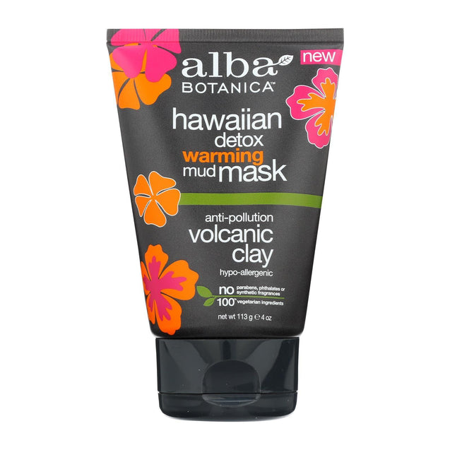 Alba Botanica Mask - Hi Detox - Warming Mud - 4 Oz - RubertOrganics