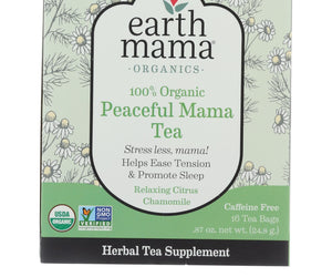 Earth Mama - Organic Tea - Stress Less - 16 Count - RubertOrganics