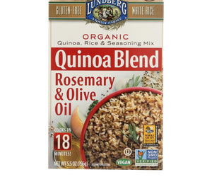 Lundberg Family Farms - Quinoa, Rice And Seasoning Mix - Rosemary And Olive Oil - Case Of 6 - 5.50 Oz. - RubertOrganics