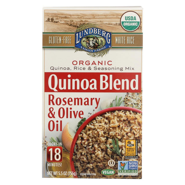 Lundberg Family Farms - Quinoa, Rice And Seasoning Mix - Rosemary And Olive Oil - Case Of 6 - 5.50 Oz. - RubertOrganics