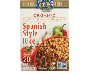 Lundberg Family Farms - Rice And Seasoning Mix - Spanish Style - Case Of 6 - 5.50 Oz. - RubertOrganics