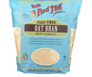 Bob's Red Mill - Oat Bran Hot Cereal - Case Of 4-40 Oz. - RubertOrganics